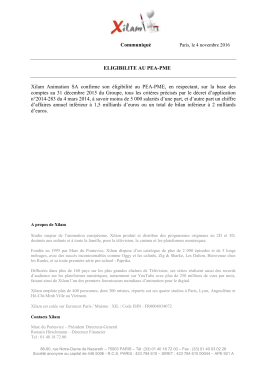Communiqué ELIGIBILITE AU PEA