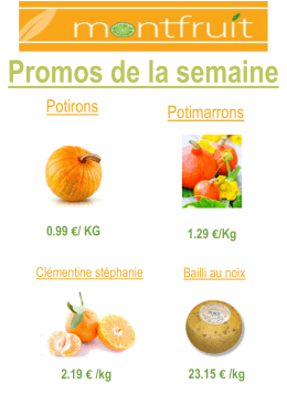 T&eacute;l&eacute;chargez la promo de la semaine