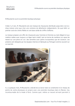 M.Moustache ouvre sa première boutique