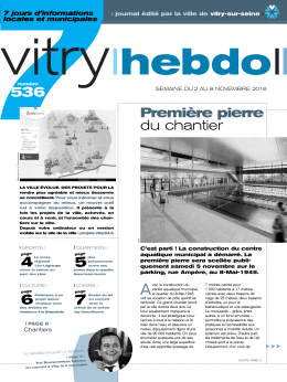 Vitry hebdo 536 - Mairie de Vitry-sur