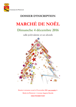 march&eacute; de no&euml;l - Pierrevert
