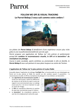 Communiqu&eacute; de presse