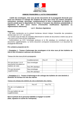 annexe financi&egrave;re lot-2