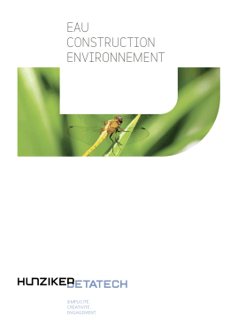 eau construction environnement