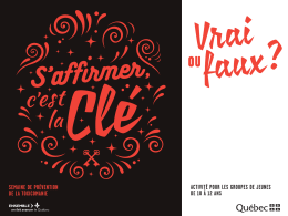 VRAI OU FAUX