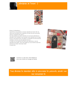 Calendrier de l`avant - Zodiosphere : Blog Zodio