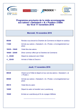 ablaufplan besuch interpack