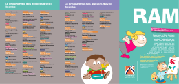 voir plaquette des ateliers