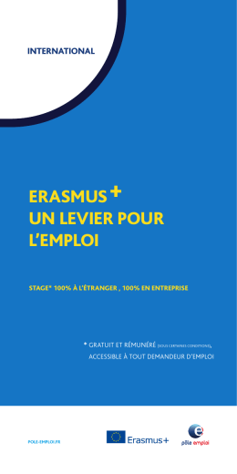 Flyer Erasmus plus - f&eacute;v 2017 (PDF, 150 Ko)