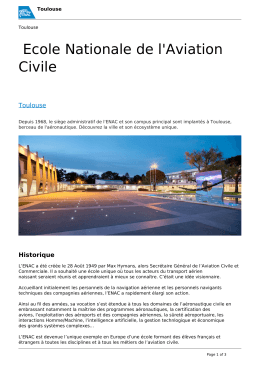 Ecole Nationale de l`Aviation Civile