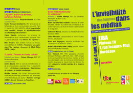 L`invisibilité les médias - ijba