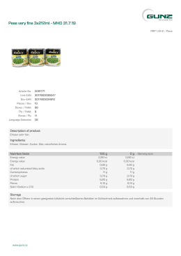 Peas very fine 3x212ml