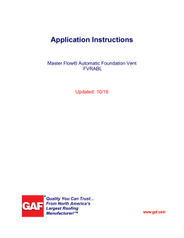 Application Instructions