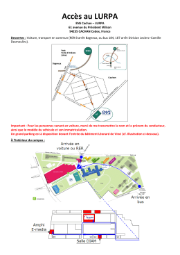 Acc&egrave;s au LURPA