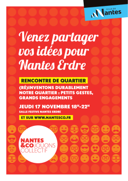 Ven partager v idée pour Nante Erdr