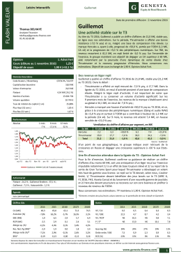 Guillemot - Flash CA T3 2016