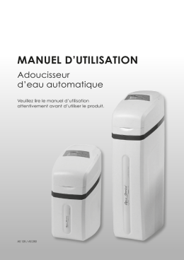manuel d`utilisation