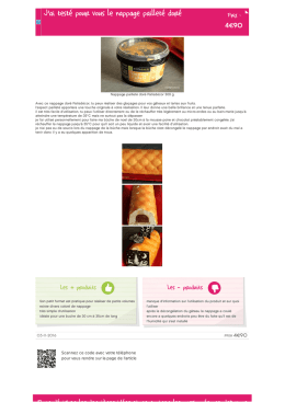 J`ai test&eacute; pour vous le nappage paillet&eacute; dor&eacute;