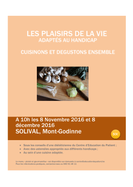 les plaisirs de la vie