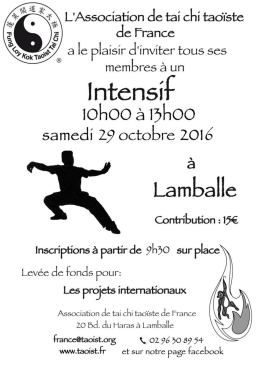 poster - Tai Chi Taoiste