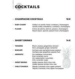 cocktails