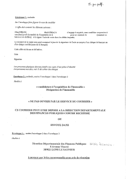 Présentation des offres