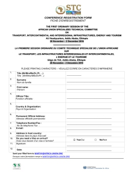 conference registration form fiche d`enregistrement