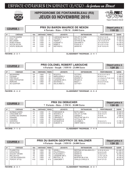 ECD R3 du jeudi 03 nov 2016