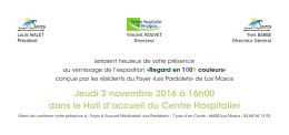 Télécharger l`invitantion - Centre Hospitalier de Perpignan