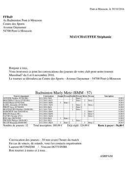Convocations