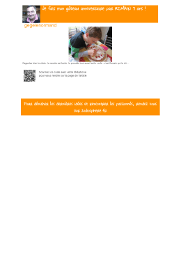 Je fais mon g&acirc;teau anniversaire par ROMAIN 7 ans