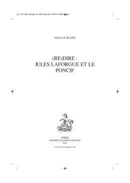 Table des matières