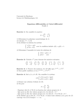 Université de Bordeaux Licence de Mathématiques, L3. Equations