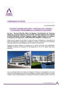 communique de presse