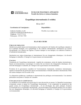 REL 221 - Université de Sherbrooke
