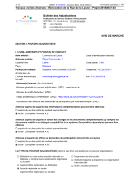 Travaux voiries diverses - R&eacute;novation de la Rue de la Lasne