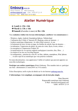 Atelier Numérique