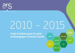5 ans d`actions pour la santé en Bourgogne-Franche-Comté