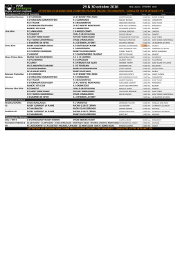 Rencontres S43 29-30_10_2016