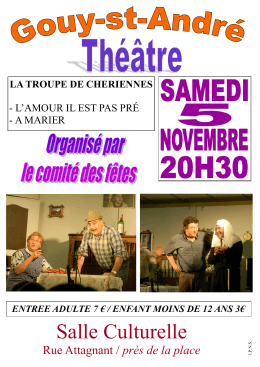 Théâtre Patoisant (Troupe de Chérienne)