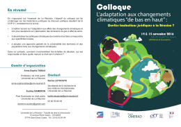 Programme - Société Française pour le Droit de l`Environnement