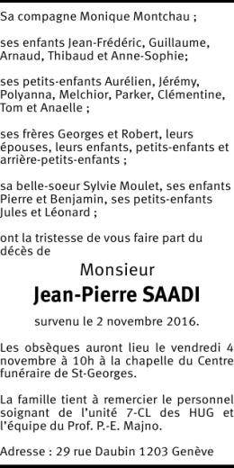 Jean-Pierre SAADI