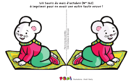 Lili Souris du mois d`octobre (N&deg; 362) &agrave; imprimer pour en