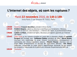 L`Internet des objets, où sont les ruptures