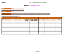 Annexe informations générales