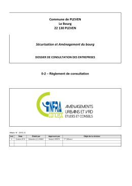 Règlement de consultation - La salle des marchés MEGALIS