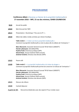 Conférence débat « Devenez un Gamer de la propriété