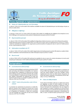 Veille Juridique du Secteur Juridique - Over-blog