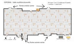 Montage de la salle multifonctionnelle - Exporail