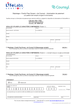 Formulaire de paiement